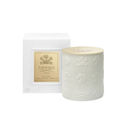 Silver Mountain Water – Porcelain Candle